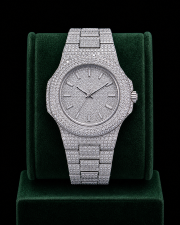 CS 41MM Moissanite Diamond Watch 20CT