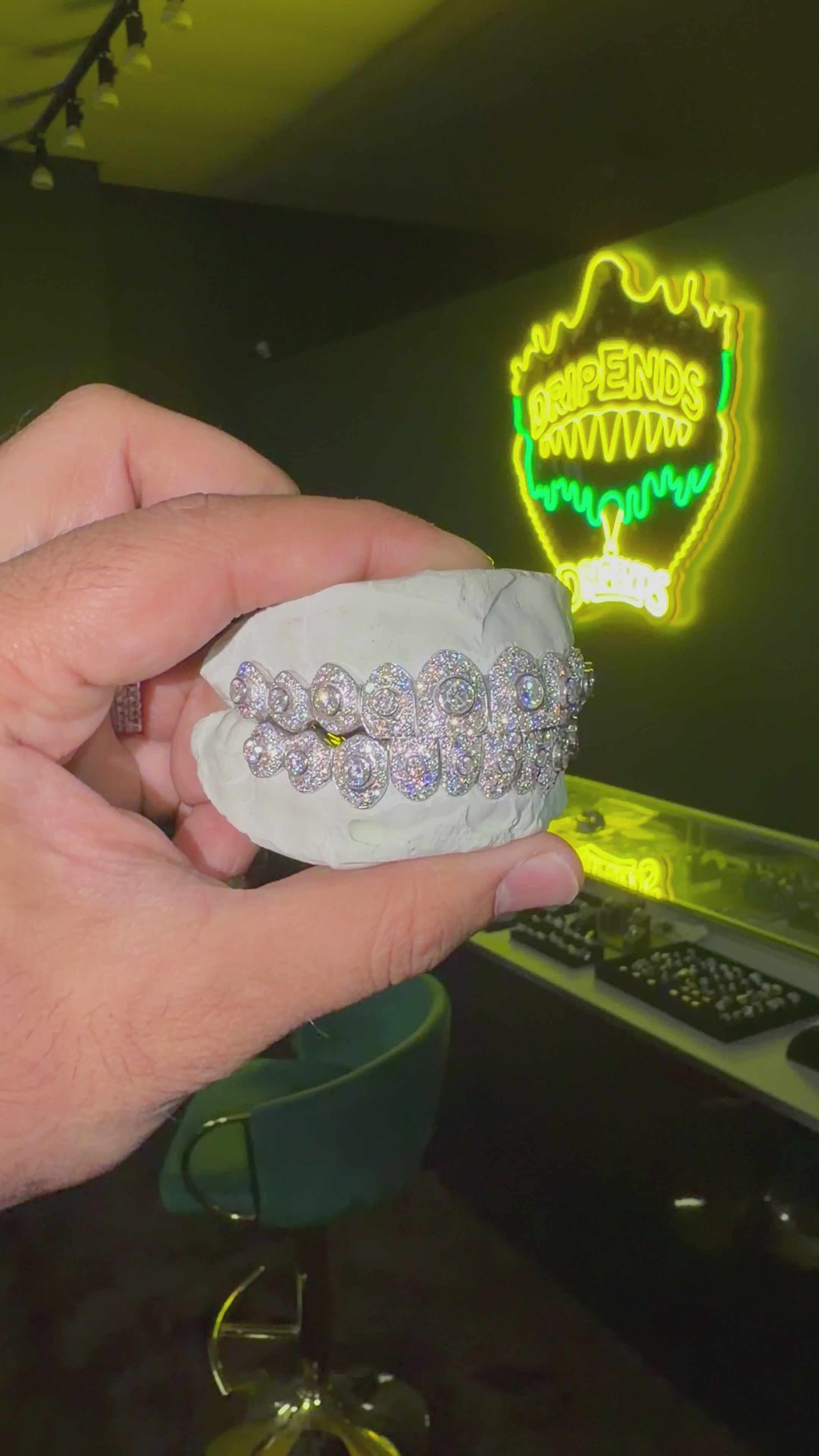 Lab Diamond (CVD) Honeymoon Set Grillz
